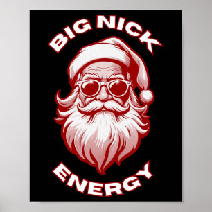Póster Grandes Navidades de Santa Ana Energy Funny