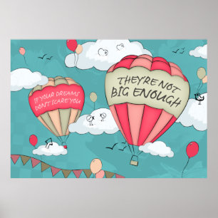 Póster Grandes sueños