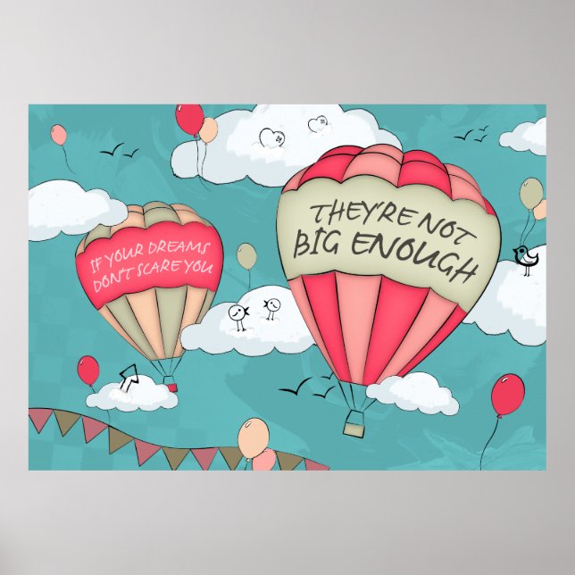 Póster Grandes sueños (Frente)