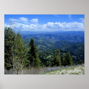 Póster Grandeur de la Montaña Idaho