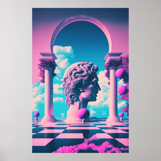 Póster Grandeza antigua: Exploración de la belleza por la (Frente)