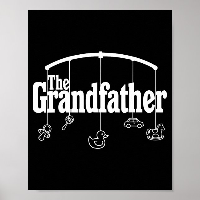 Póster Grandfather Funny Quote Design For Grandpas  (Frente)