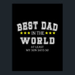 Póster Grandfather Quotes | Best Dad In The World<br><div class="desc">Grandfather Quotes | Best Dad In The World</div>