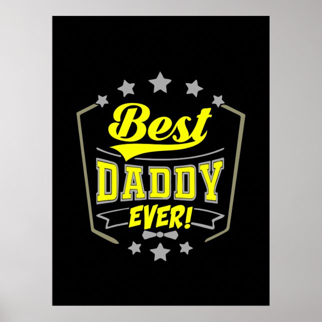 Póster Grandfather Quotes | Best Daddy Ever (Frente)
