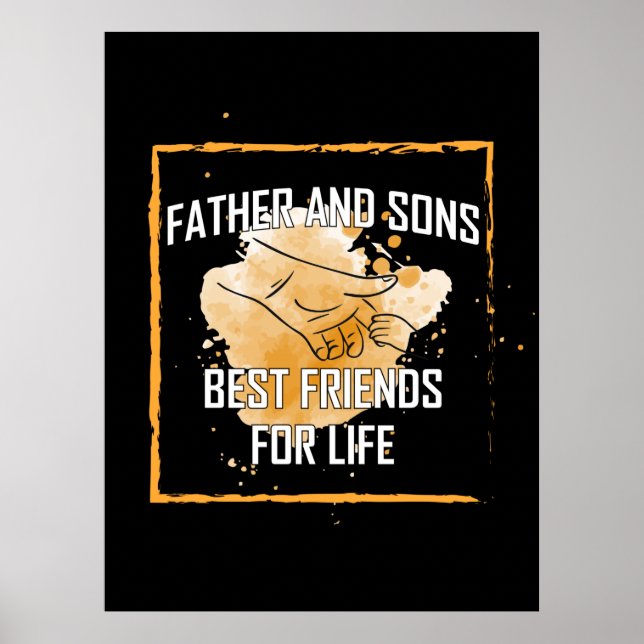 Póster Grandfather Quotes | Father And Sons Best Friend (Frente)