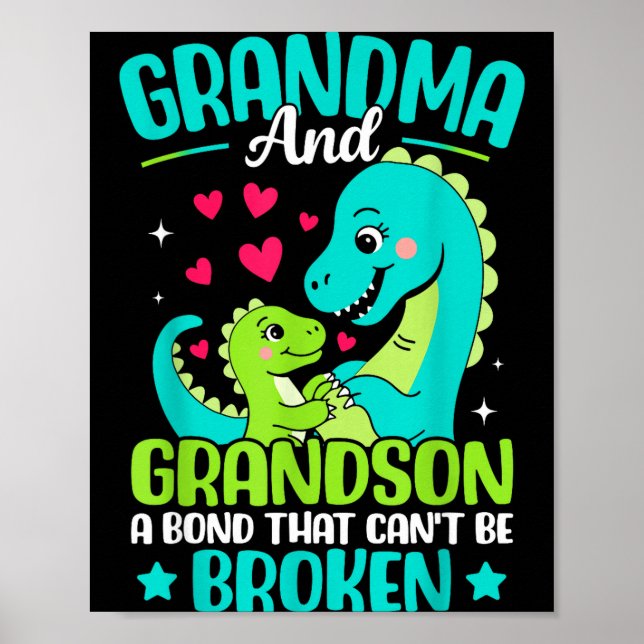 Póster Grandma And Grandson A Bond That Can't Be Broken D (Frente)