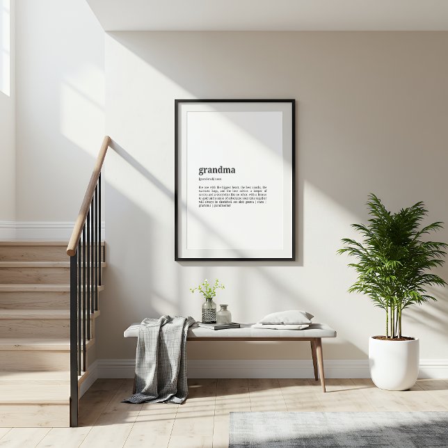 Póster Grandma Definition Poster | Dictionary Style (Subido por el creador)
