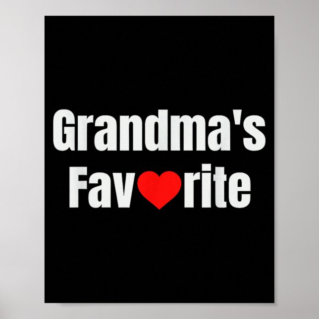 Póster Grandma's Favorite  (Frente)