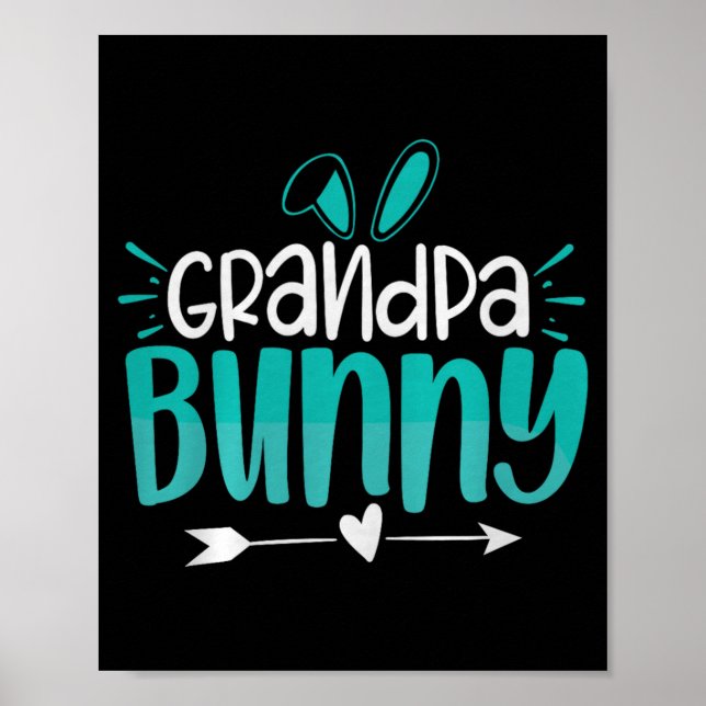 Póster Grandpa Bunny Premium Tri-blend  (Frente)