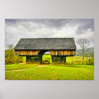 Granero Cades Cove Cantipalanca en la plaza Tipton