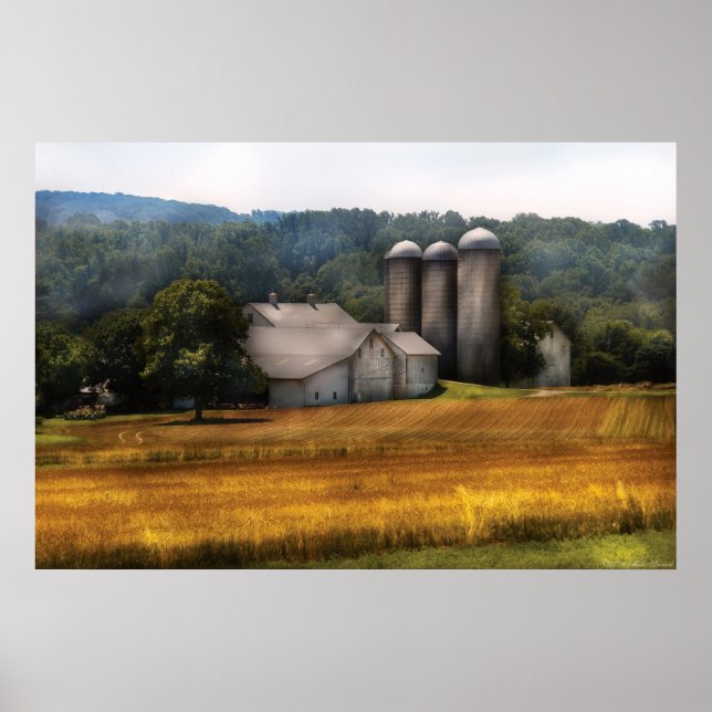 Póster Granero - Hogar en el rango (Frente)