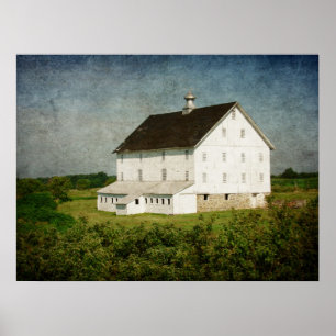 Póster Granero sólido de roca