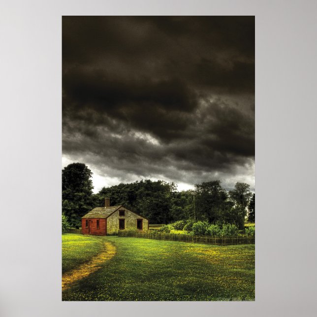 Póster Granero - Tormentas se acercan (Frente)