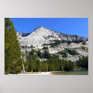 Póster Granite Mountains at Tenaya Lake, Yosemite, CA