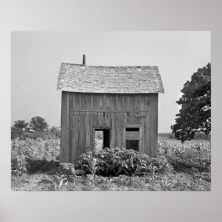 Póster Granja abandonada, 1939. Foto antigua