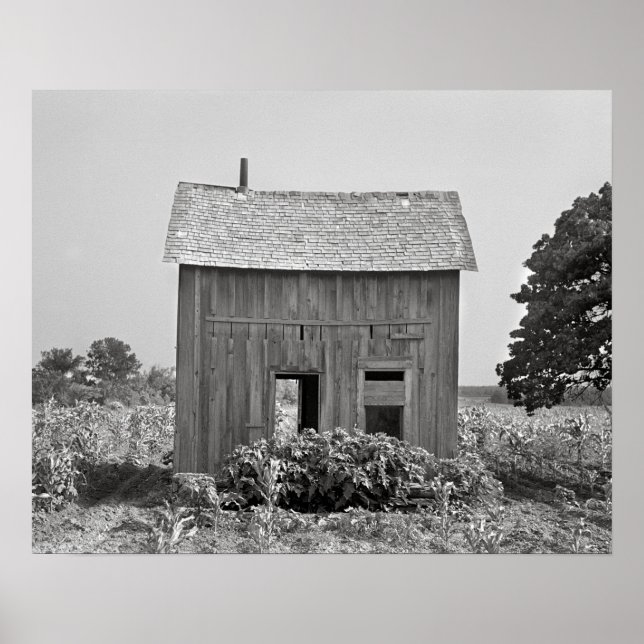 Póster Granja abandonada, 1939. Foto antigua (Frente)