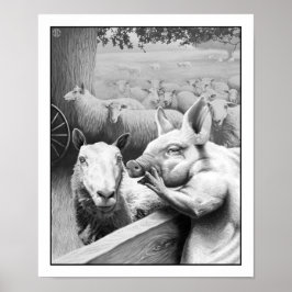Póster Granja animal - Esquealer