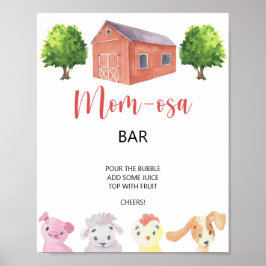 Póster Granja - barra de Momosa
