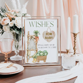 Póster Granja cultivada localmente Deseos Rústicos de Bab