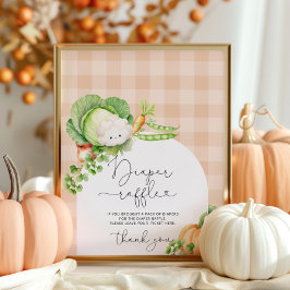 Póster Granja de calabaza cultivada localmente Poster de 