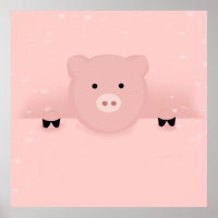 Granja de cría de cerdos rosados caprichosos