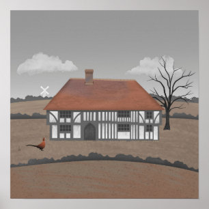 Póster Granja de faisanes