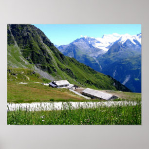 Póster Granja de ganado La Chaux