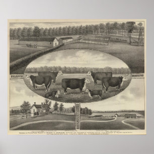 Póster Granja de Jackson, Kansas