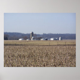 Póster Granja de medio oeste