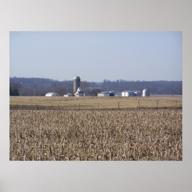 Póster Granja de medio oeste (Frente)