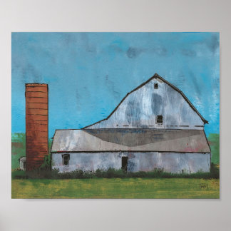 Póster Granja de ordeño
