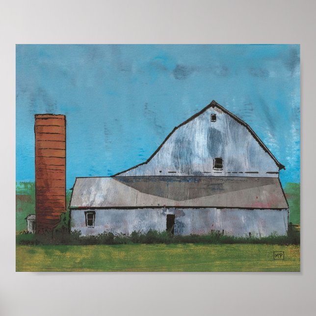 Póster Granja de ordeño (Frente)