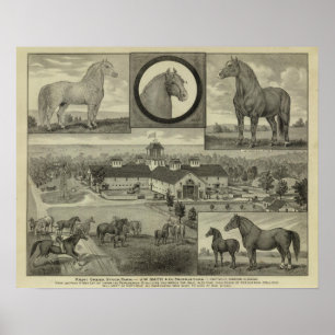 Póster Granja de Paint Creek, Hiattville, Kansas