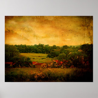 Póster Granja de patio trasero