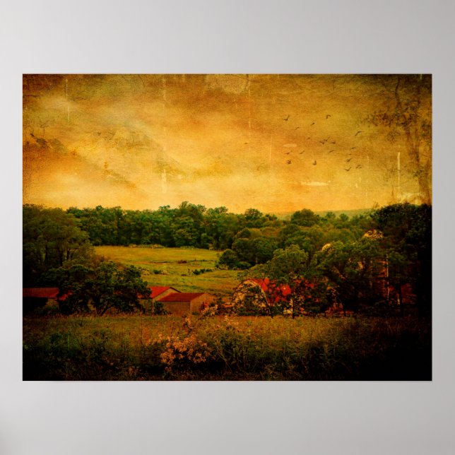 Póster Granja de patio trasero (Frente)