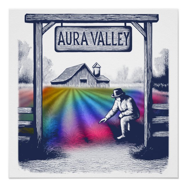 Póster Granja del Valle de Aura (Anverso)