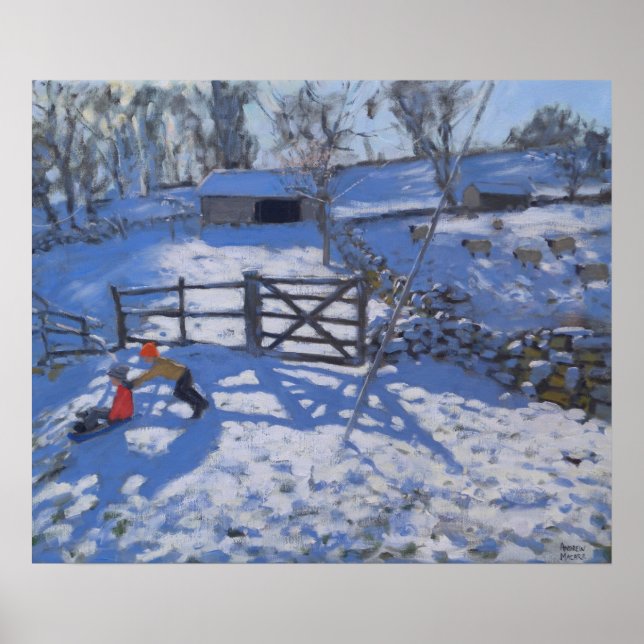 Póster Granja en Elton cerca de Rowsley 2008 (Frente)