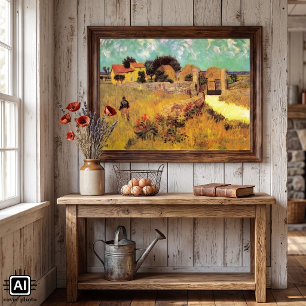 Póster Granja en Provenza por Vincent van Gogh