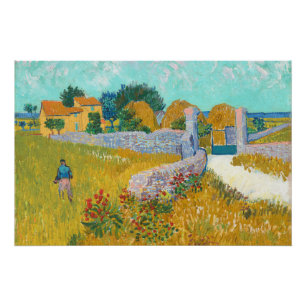 Póster Granja en Provenza - Vincent van Gogh