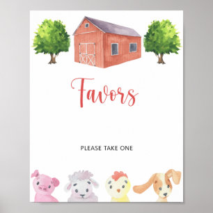 Póster Granja - Favores