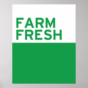 Póster Granja fresca