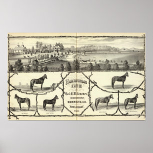 Póster Granja Hamiltoniana en Middletown, NJ