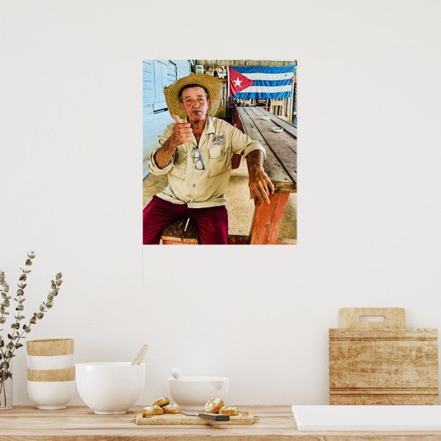 Póster Granja Macondo Abuelo (Cocina)