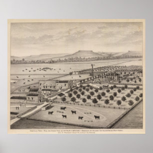 Póster Granja Magnolia, Kansas