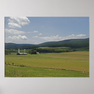 Póster Granja rural de Pensilvania