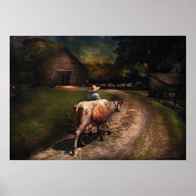 Póster Granja - Vamos a ordeñar a Mabel (Frente)