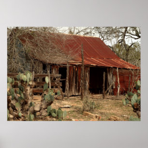 Póster granja vieja