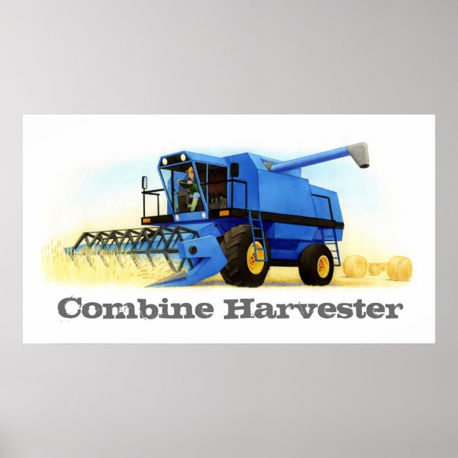 Póster Granja y agricultura Personalizado para niños - Co (Frente)