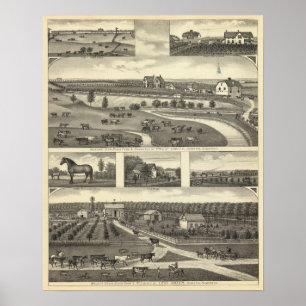 Póster Granjas Seward, Nebraska