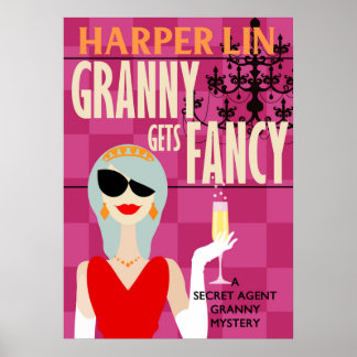 Póster Granny poster se ríe por libro de Harper Lin